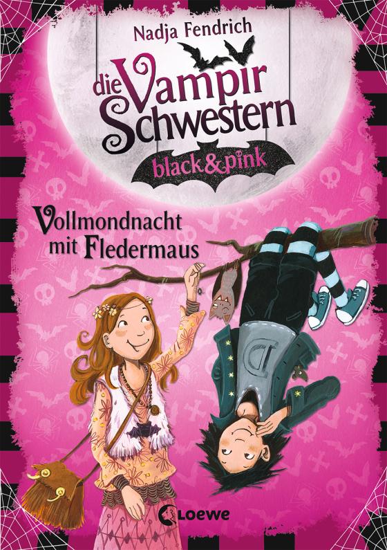 Cover-Bild Die Vampirschwestern black & pink (Band 2) - Vollmondnacht mit Fledermaus