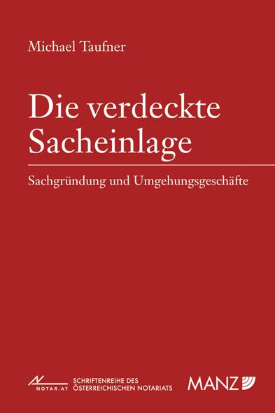 Cover-Bild Die verdeckte Sacheinlage