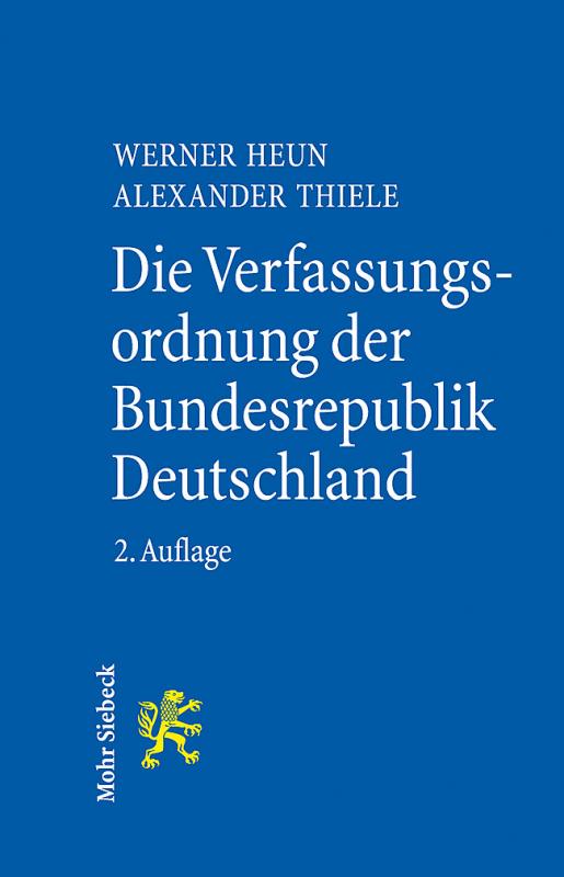 Cover-Bild Die Verfassungsordnung der Bundesrepublik Deutschland