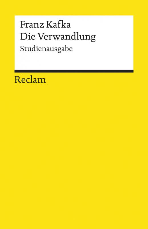 Cover-Bild Die Verwandlung. Studienausgabe