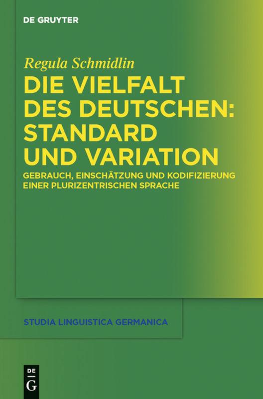 Cover-Bild Die Vielfalt des Deutschen: Standard und Variation