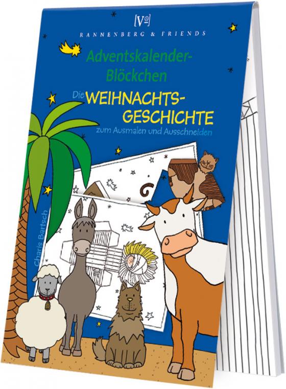 Cover-Bild Die Weihnachtsgeschichte zum Ausmalen und Ausschneiden