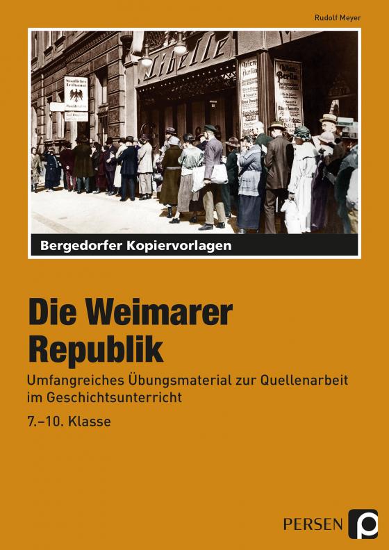 Cover-Bild Die Weimarer Republik