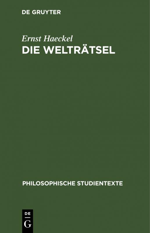 Cover-Bild Die Welträtsel