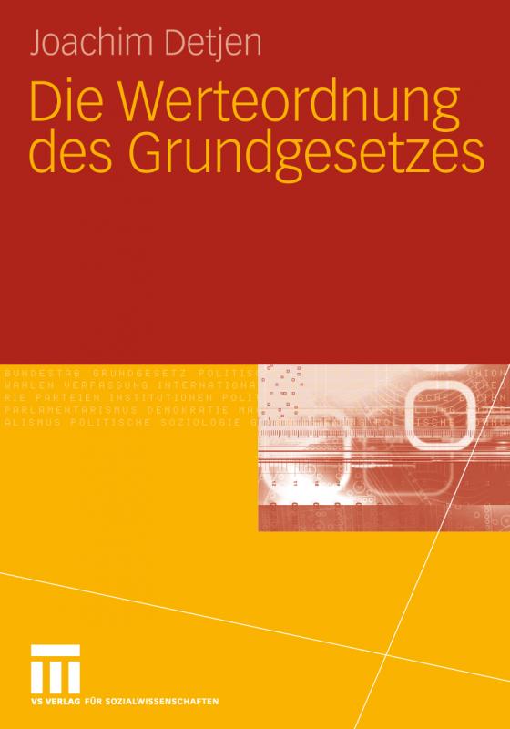 Cover-Bild Die Werteordnung des Grundgesetzes