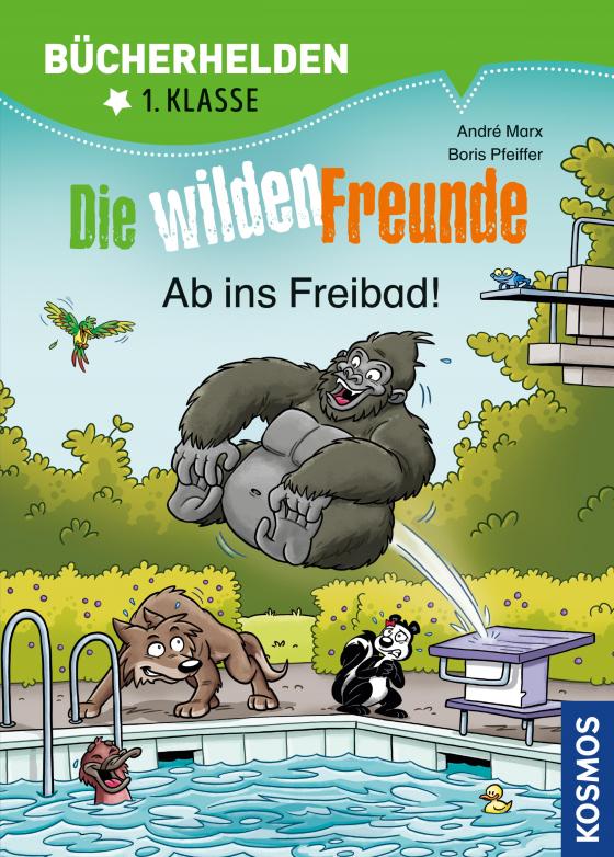 Cover-Bild Die wilden Freunde, Bücherhelden 2. Klasse, Ab ins Freibad!