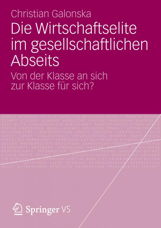 Cover-Bild Die Wirtschaftselite im gesellschaftlichen Abseits