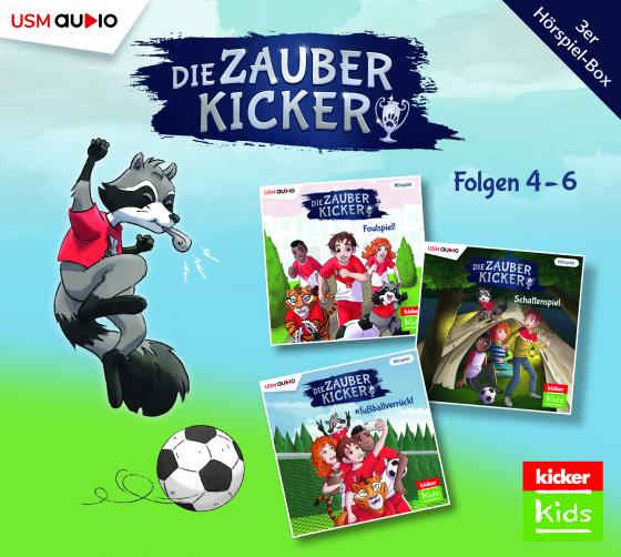 Cover-Bild Die Zauberkicker Hörbox Folgen 4-6 (3 Audio CDs)