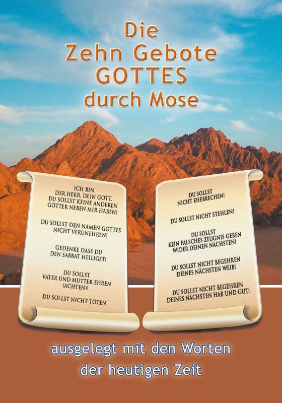 Cover-Bild Die Zehn Gebote Gottes durch Mose