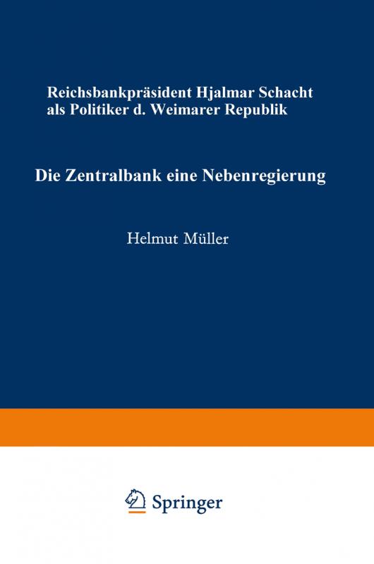 Cover-Bild Die Zentralbank — eine Nebenregierung