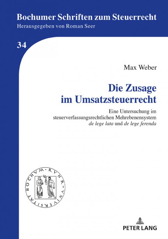 Cover-Bild Die Zusage im Umsatzsteuerrecht