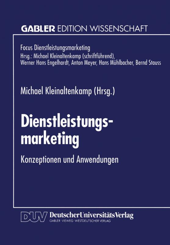 Cover-Bild Dienstleistungsmarketing