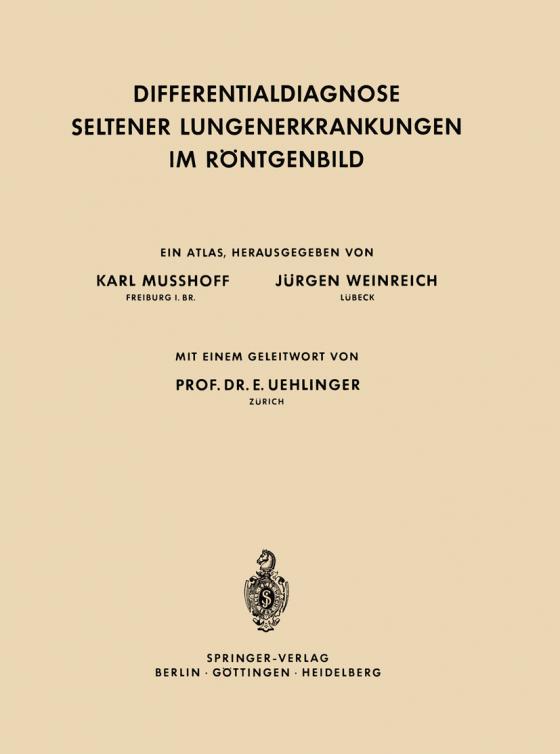 Cover-Bild Differentialdiagnose Seltener Lungenerkrankungen im Röntgenbild