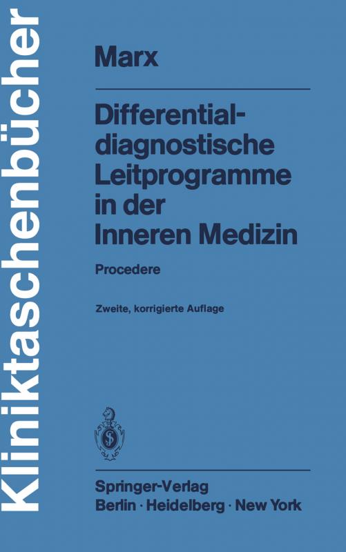 Cover-Bild Differentialdiagnostische Leitprogramme in der Inneren Medizin