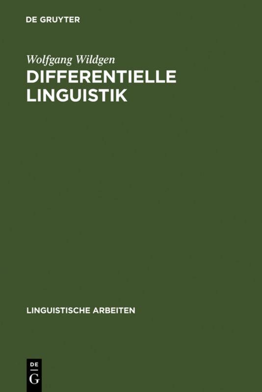 Cover-Bild Differentielle Linguistik