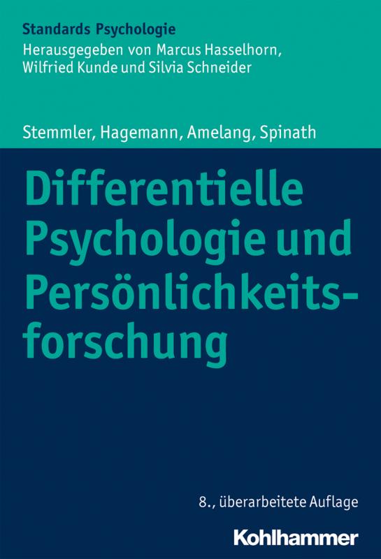 Cover-Bild Differentielle Psychologie und Persönlichkeitsforschung