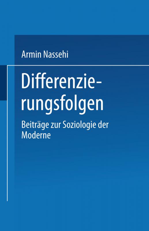 Cover-Bild Differenzierungsfolgen