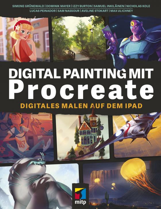 Cover-Bild Digital Painting mit Procreate