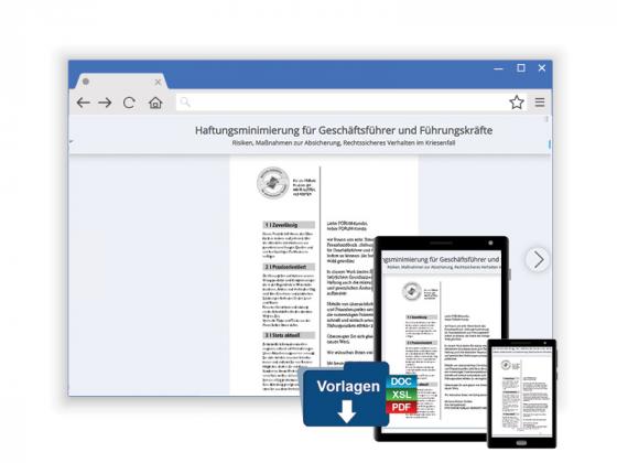 Cover-Bild Digitale Ausgabe Haftungsminimierung für Geschäftsführer und Führungskräfte