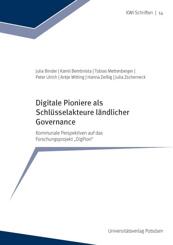 Cover-Bild Digitale Pioniere als Schlüsselakteure ländlicher Governance