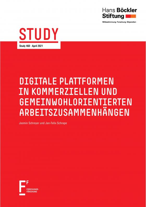 Cover-Bild Digitale Plattformen in kommerziellen und gemeinwohlorientierten Arbeitszusammenhängen