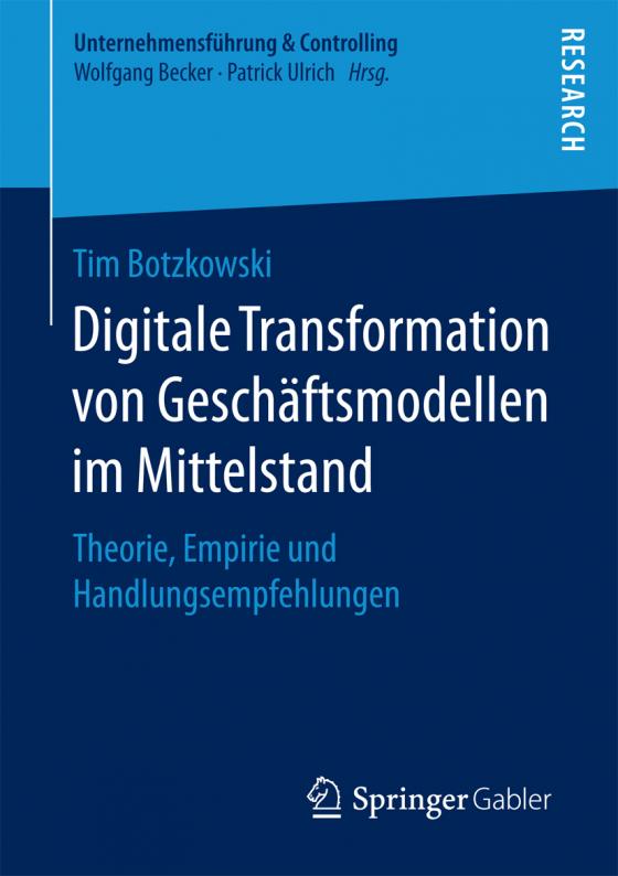 Cover-Bild Digitale Transformation von Geschäftsmodellen im Mittelstand