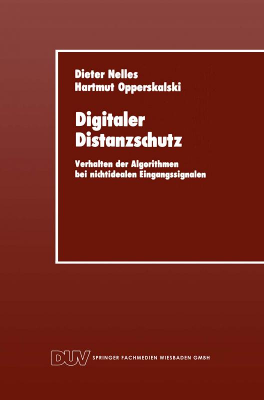 Cover-Bild Digitaler Distanzschutz