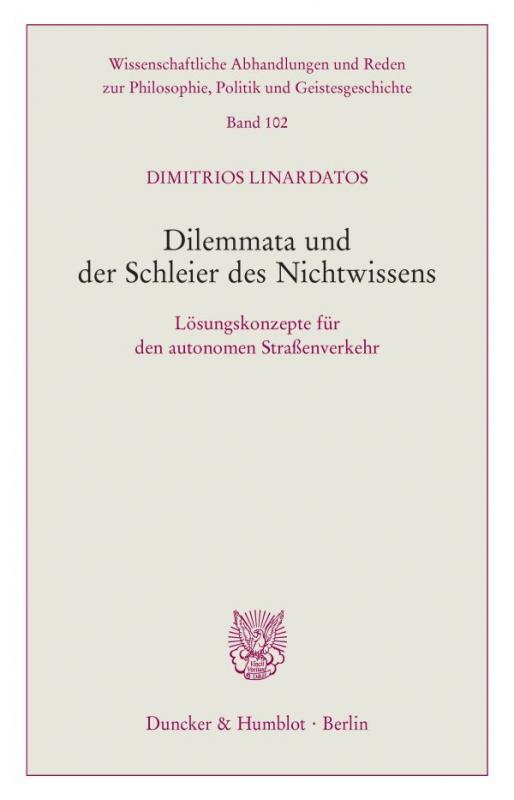 Cover-Bild Dilemmata und der Schleier des Nichtwissens.