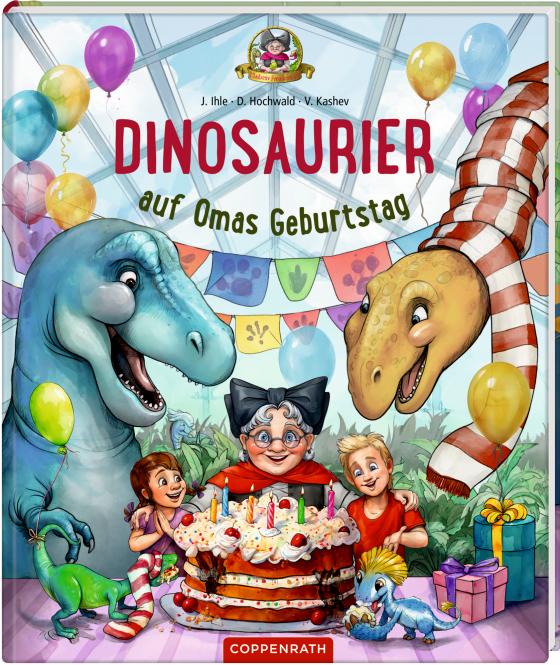 Cover-Bild Dinosaurier auf Omas Geburtstag