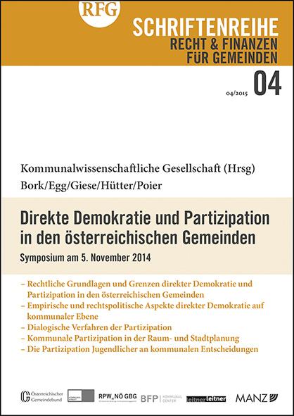 Cover-Bild Direkte Demokratie und Partizipation in den österreichischen Gemeinden