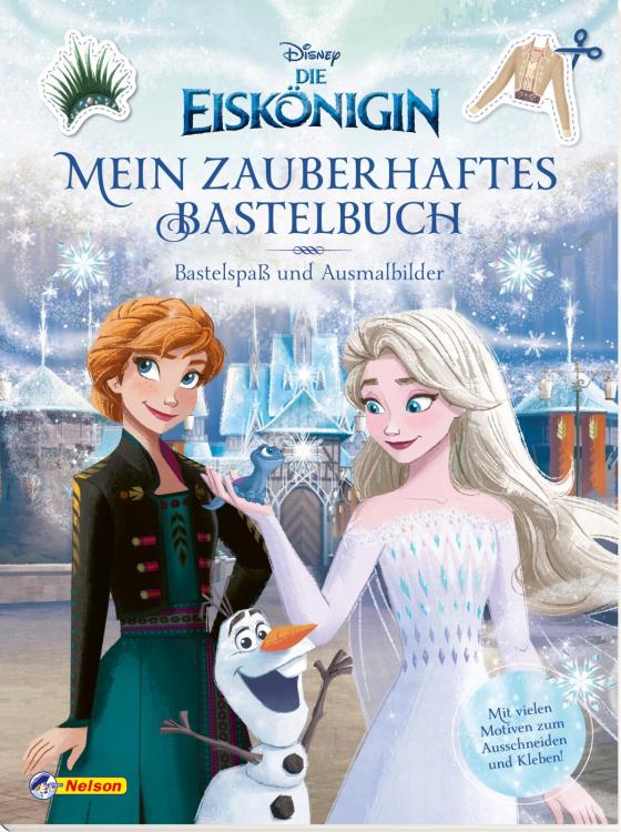 Cover-Bild Disney Die Eiskönigin: Mein zauberhaftes Bastelbuch - Bastelspaß und Ausmalbilder!