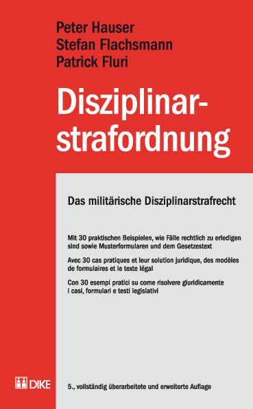 Cover-Bild Disziplinarstrafordnung. Das militärische Disziplinarstrafrecht