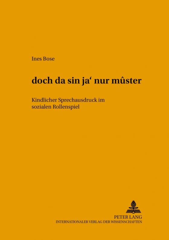 Cover-Bild «dóch da sín ja’ nur mûster»