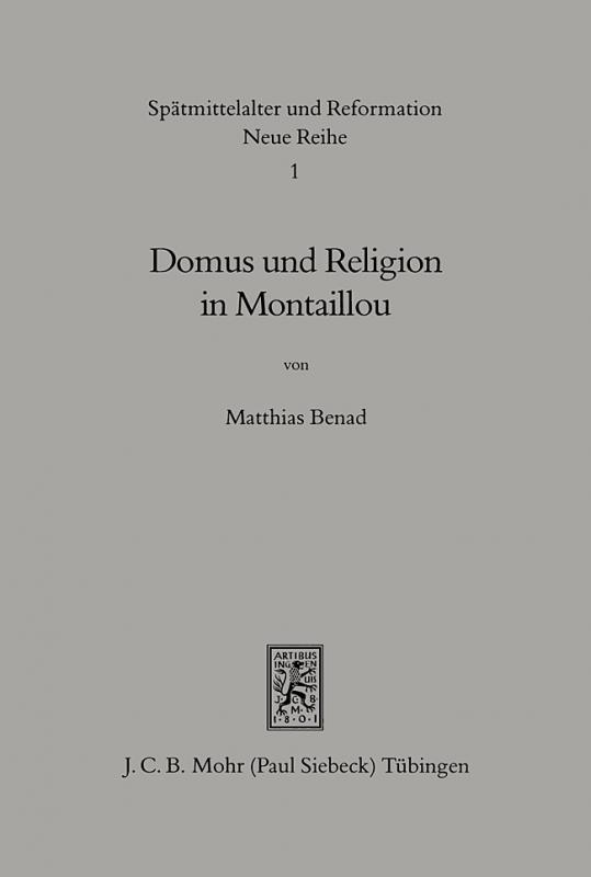 Cover-Bild Domus und Religion in Montaillou