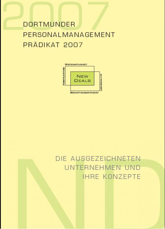 Cover-Bild Dortmunder Personalmanagement Prädikat 2007