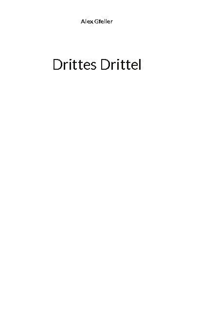 Cover-Bild Drittes Drittel