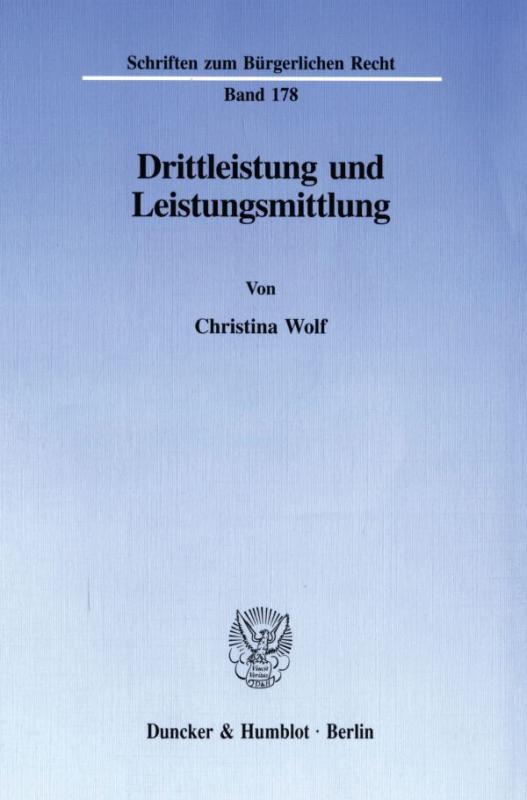 Cover-Bild Drittleistung und Leistungsmittlung.