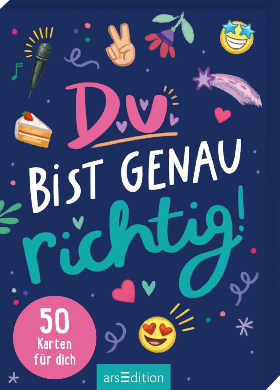 Cover-Bild Du bist genau richtig! – 50 Karten für dich