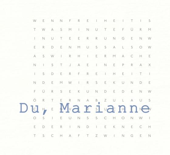 Cover-Bild Du, Marianne