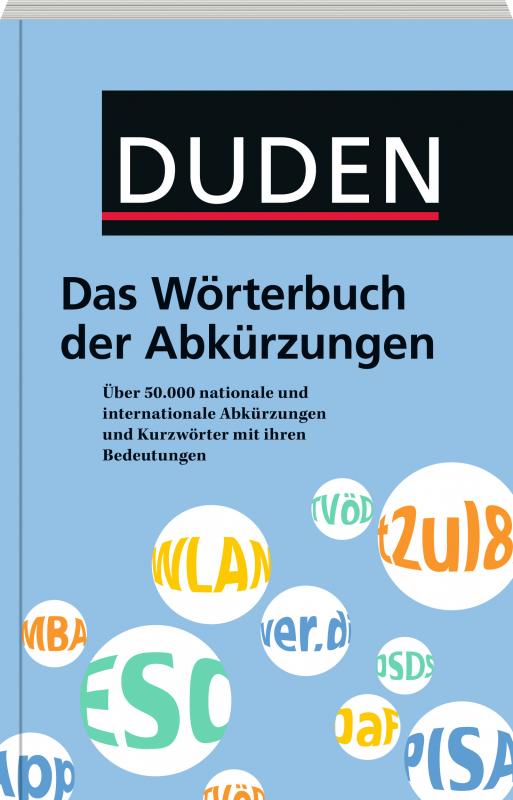 Cover-Bild Duden – Das Wörterbuch der Abkürzungen