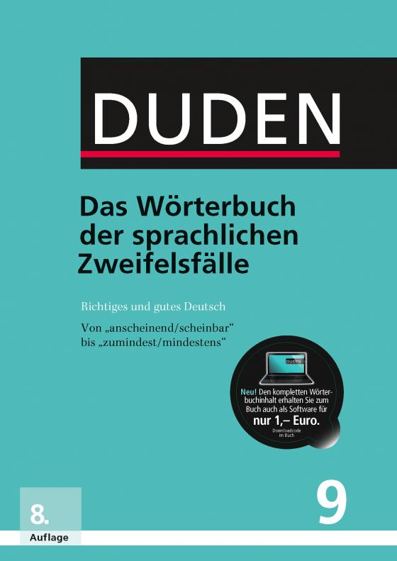 Cover-Bild Duden – Das Wörterbuch der sprachlichen Zweifelsfälle