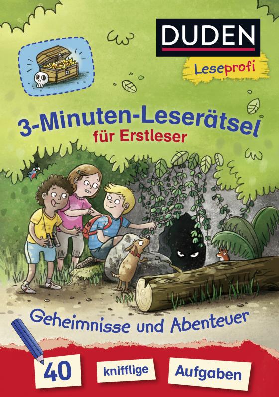 Cover-Bild Duden Leseprofi – 3-Minuten-Leserätsel für Erstleser: Geheimnisse und Abenteuer