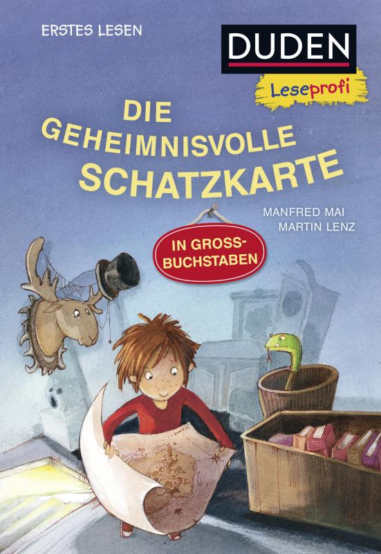 Cover-Bild Duden Leseprofi – GROSSBUCHSTABEN: DIE GEHEIMNISVOLLE SCHATZKARTE, Erstes Lesen