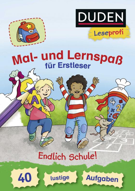 Cover-Bild Duden Leseprofi – Mal- und Lernspaß für Erstleser. Endlich Schule!