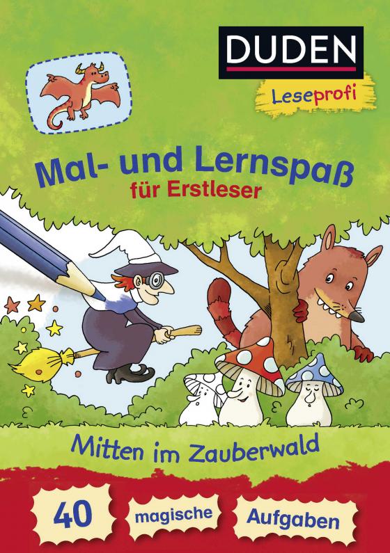 Cover-Bild Duden Leseprofi – Mal- und Lernspaß für Erstleser. Mitten im Zauberwald