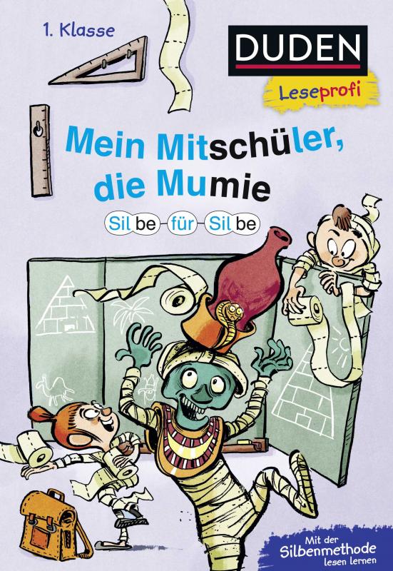 Cover-Bild Duden Leseprofi – Silbe-für-Silbe: Mein Mitschüler, die Mumie, 1. Klasse (Doppelband)