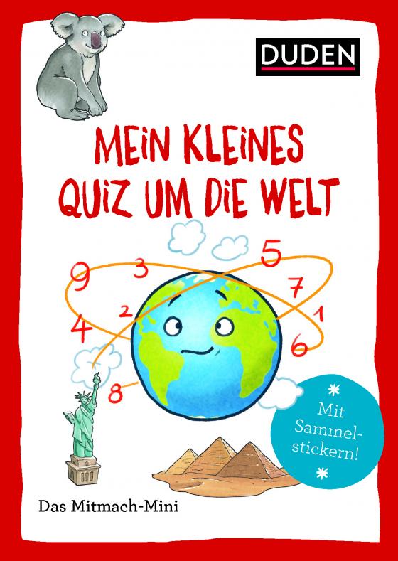 Cover-Bild Duden Minis (Band 22) – Mein kleines Quiz um die Welt / VE 3