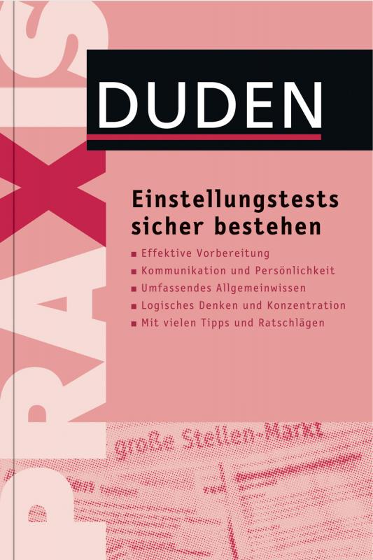 Cover-Bild Duden Praxis – Einstellungstests sicher bestehen