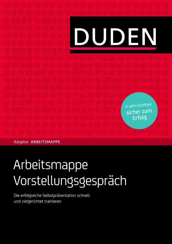 Cover-Bild Duden Ratgeber Arbeitsmappe - Arbeitsmappe Vorstellungsgespräch