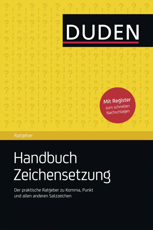 Cover-Bild Duden Ratgeber - Handbuch Zeichensetzung